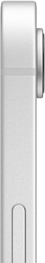 Microfone portátil branco para gravações de áudio profissionais.