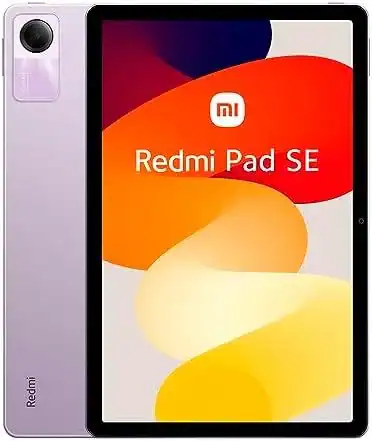 Redmi Pad SE com tela grande e alto desempenho, ideal para estudos e lazer.