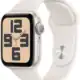 Smartwatch Apple Watch branco com design moderno e funções de saúde e fitness.
