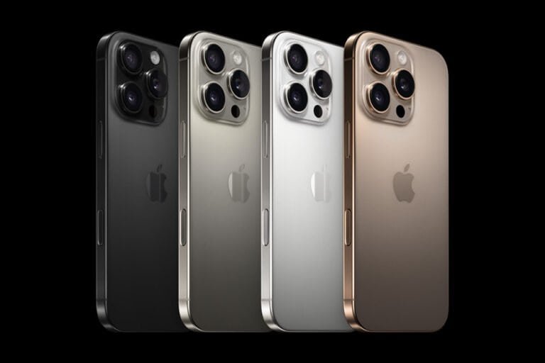IPhone 13 Pro em diferentes cores com câmera tripla moderna e design elegante.