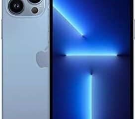 IPhone 13 Pro Azul com câmera tripla e tela RetinaDisplay – tecnologia avançada.