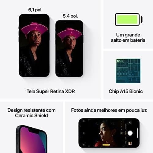 6,1 polegadas tela de smartphone com tecnologia Super Retina XDR.