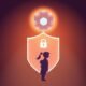 Proteção de dados da internet e privacidade online para crianças.
