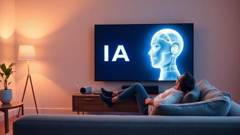 IA aplicada na automação residencial e entretenimento digital.