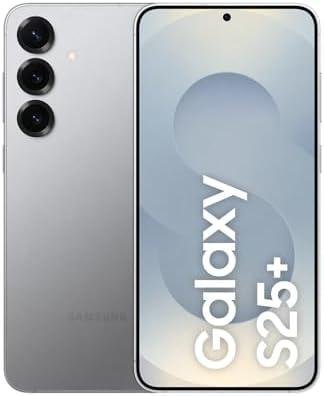 Galaxy S25+ smartphone com câmera tripla de alta resolução.
