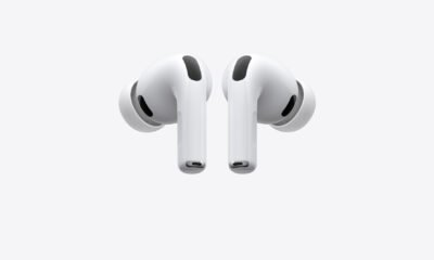 Fones de ouvido sem fio Apple AirPods Pro com cancelamento de ruído e alta qualidade de som.