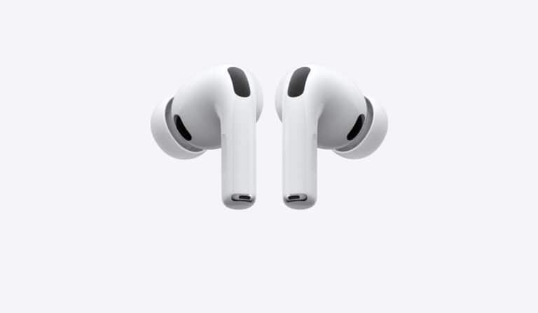 Fones de ouvido sem fio Apple AirPods Pro com cancelamento de ruído e alta qualidade de som.