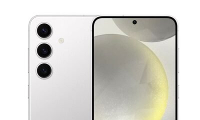 Câmera tripla do novo iPhone 13 com detalhes em close.
