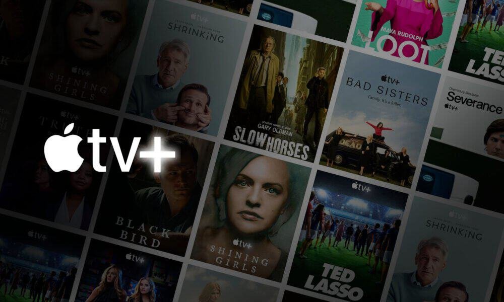 Filme de séries originais do Apple TV+ com destaque para produções premiadas e conteúdo exclusivo.