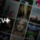 Filme de séries originais do Apple TV+ com destaque para produções premiadas e conteúdo exclusivo.