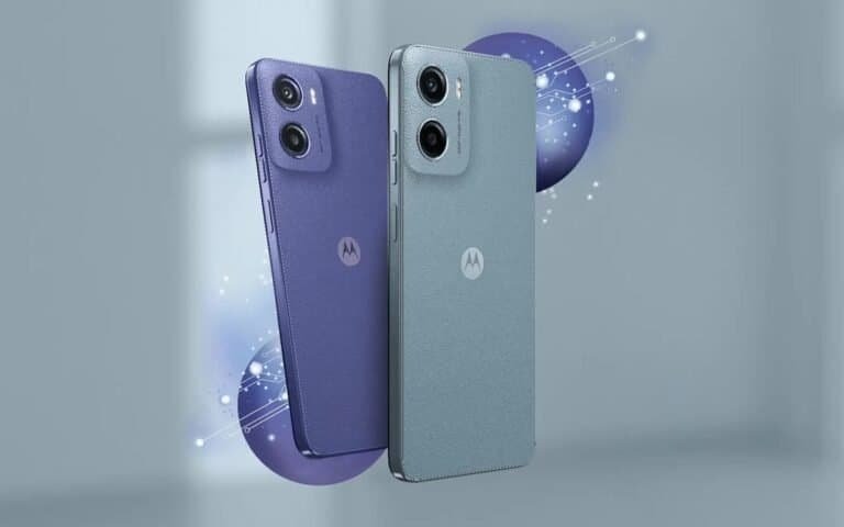 Smartphones Motorola com câmeras duplas modernas e tecnologia avançada.
