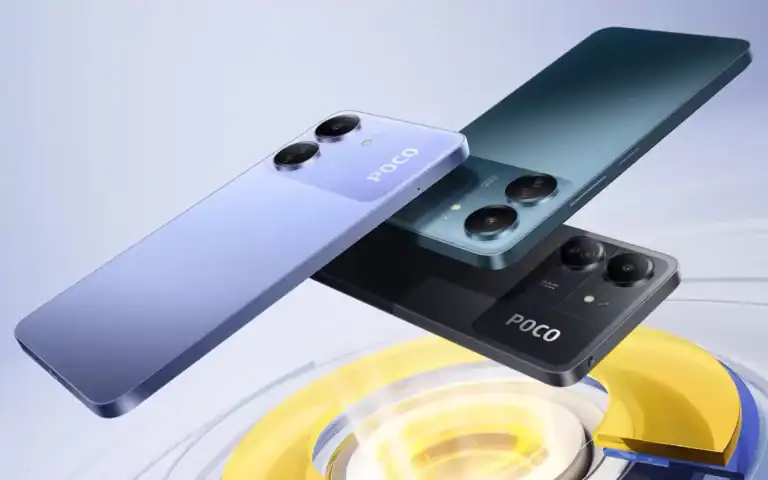 Smartphones POCO com câmera tripla de alta resolução, lançamento recente, tecnologia avançada.