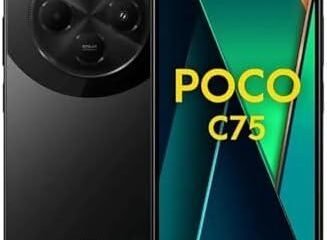 Smartphone POCO C75 com câmera avançada e design moderno, destaque na tecnologia móvel.