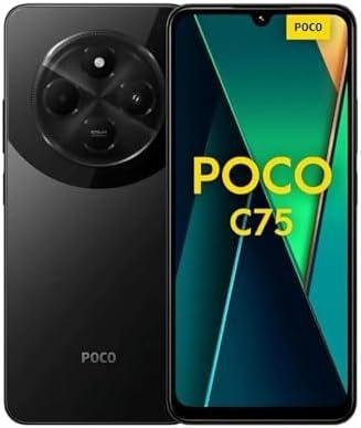 Smartphone POCO C75 com câmera avançada e design moderno, destaque na tecnologia móvel.