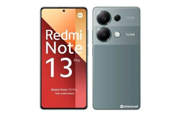 Redmi Note 13 Pro smartphone com câmeras avançadas e design moderno.