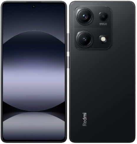 Smartphone Redmi com câmera tripla de alta resolução, tecnologia avançada e design moderno.