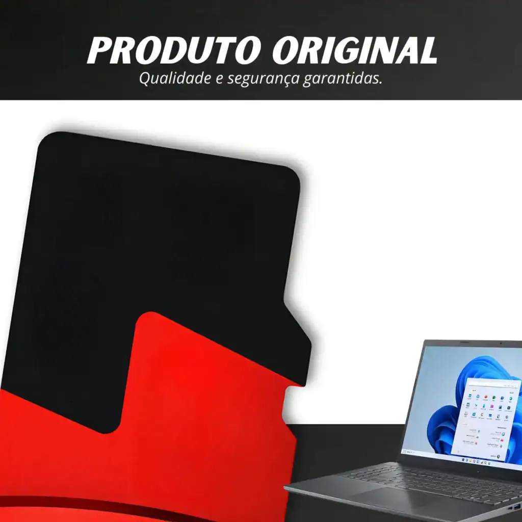 Capa de produto original para tecnologia, qualidade e segurança garantidas.