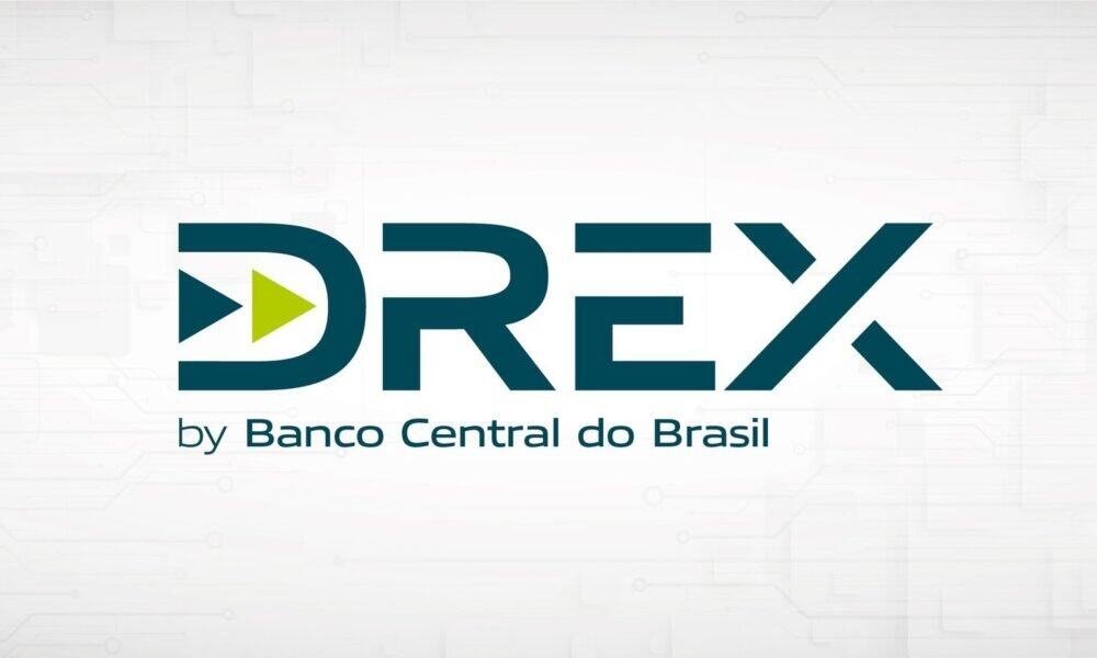 Banco Central do Brasil DREX logo de inovação financeira, tecnologia e pagamento.
