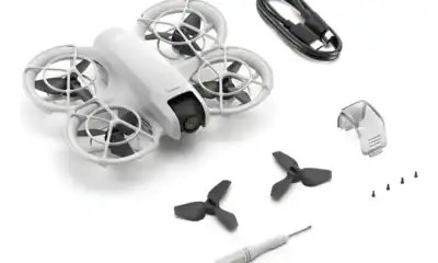 Drone cooperação com acessórios, peças de reposição e suporte técnico para tecnologia avançada.