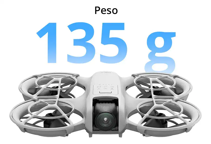 135g drone peso leve e portátil para fotografia aérea.