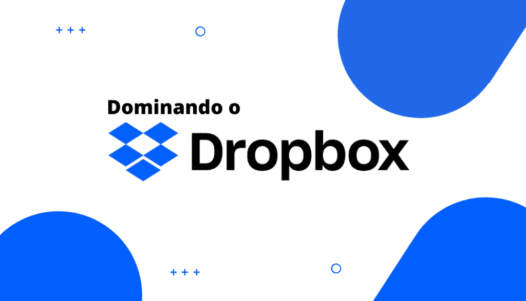 Dropbox domínio e tecnologia de armazenamento em nuvem.
