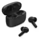 Fones de ouvido wireless Philips com estojo de carregamento compacto.
