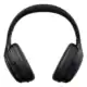 Fone de ouvido sem fio preto, alto conforto, qualidade sonora premium.