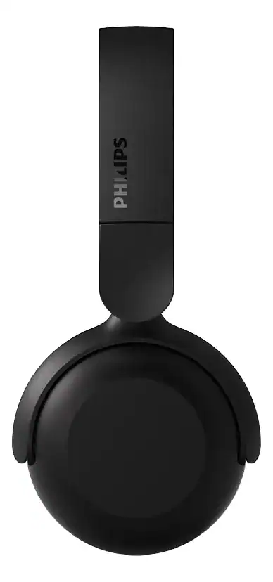 Fone de ouvido sem fio Philips preto de alta qualidade.