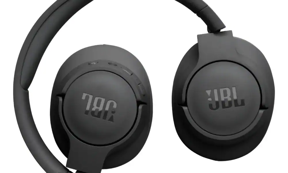 Fone de ouvido JBL sem fio, tecnologia Bluetooth, som de alta qualidade.