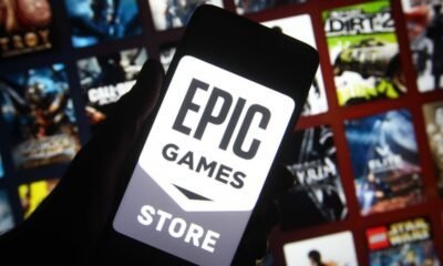 Epic Games store digital game store, promo, gaming, videogame, PC.