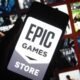 Epic Games store digital game store, promo, gaming, videogame, PC.