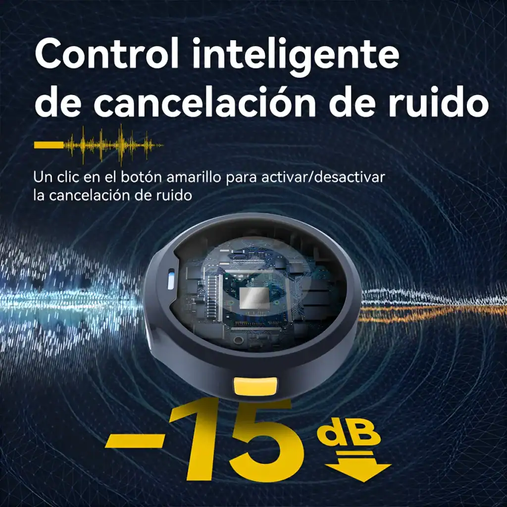 Silencioso, cancelamento de ruído inteligente, tecnologia de redução de som.