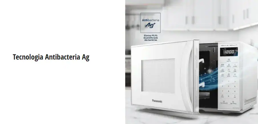 Ar condicionado com tecnologia antibacteriana, elimina 99.9% de bactérias e melhora a qualidade do ar.
