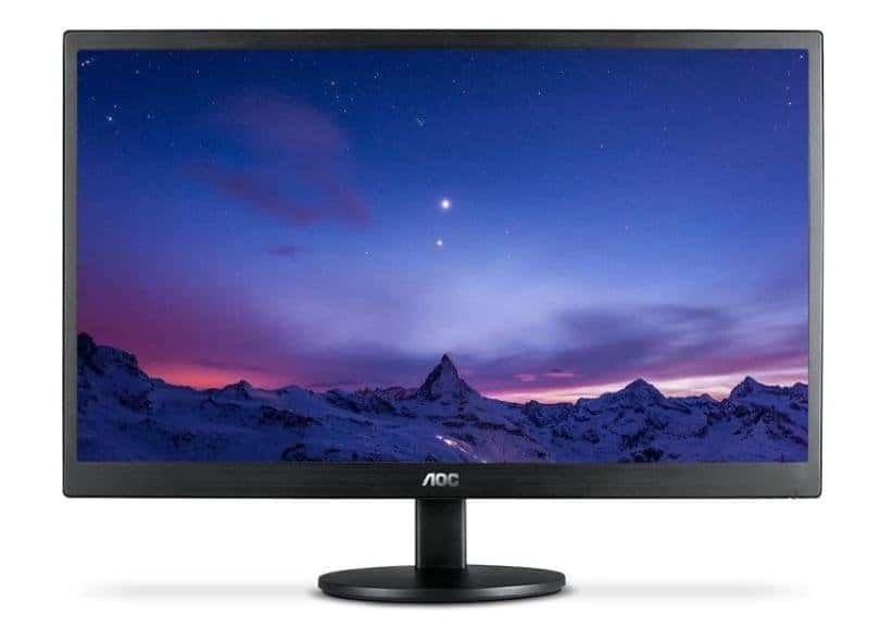 Monitor AOC com tela de alta resolução e design moderno.