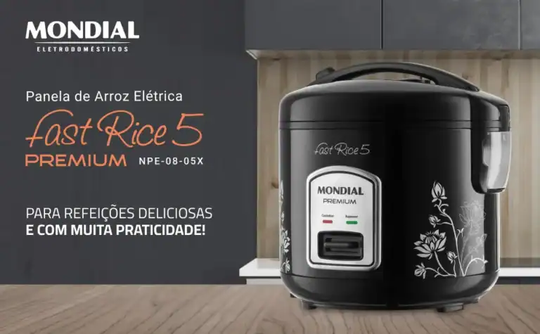 Panela de arroz elétrica Fast Rice 5 Premium.