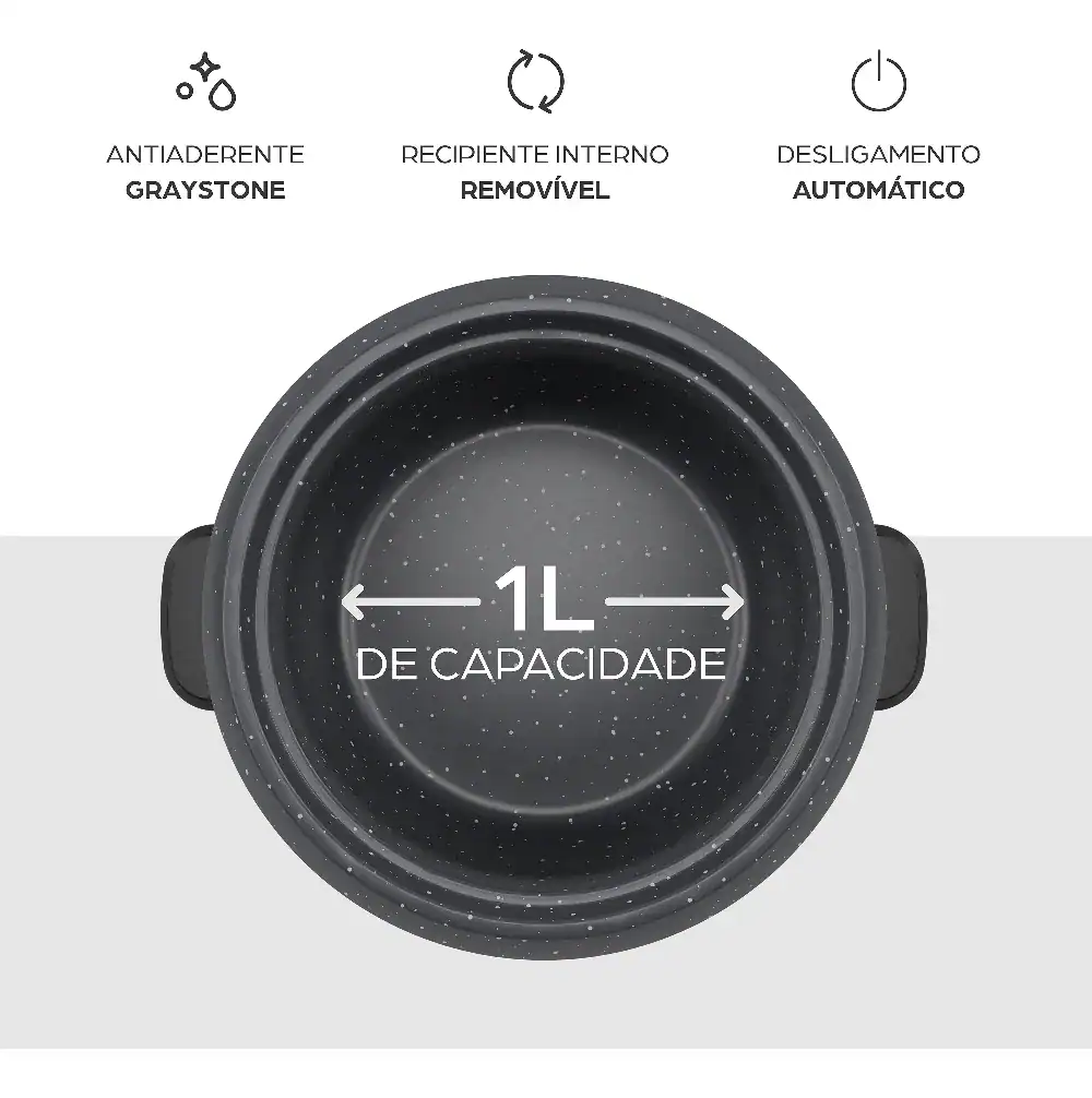 Antiaderente Graystone para panela de cozinha.