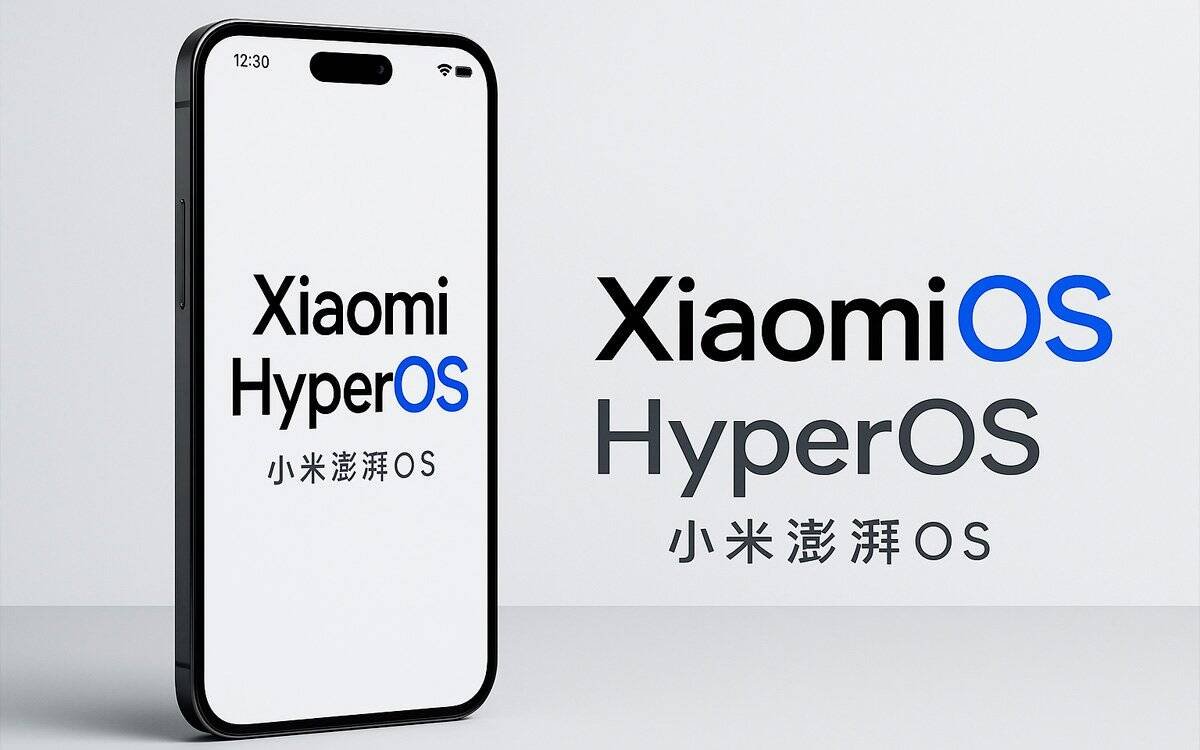 Tela de smartphone Xiaomi com HyperOS.