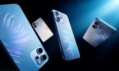 Smartphones de alta tecnologia com câmeras avançadas e design moderno.