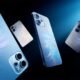 Smartphones de alta tecnologia com câmeras avançadas e design moderno.