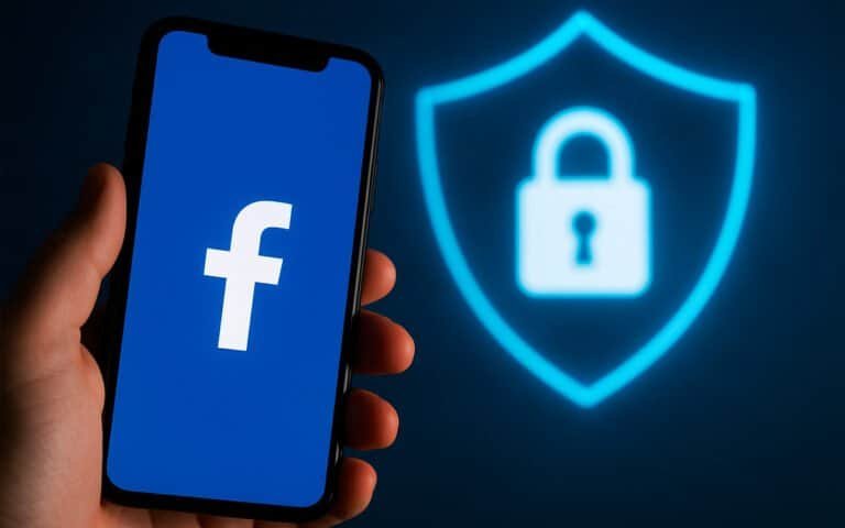 Segurança digital, proteção de dados e privacidade no Facebook.