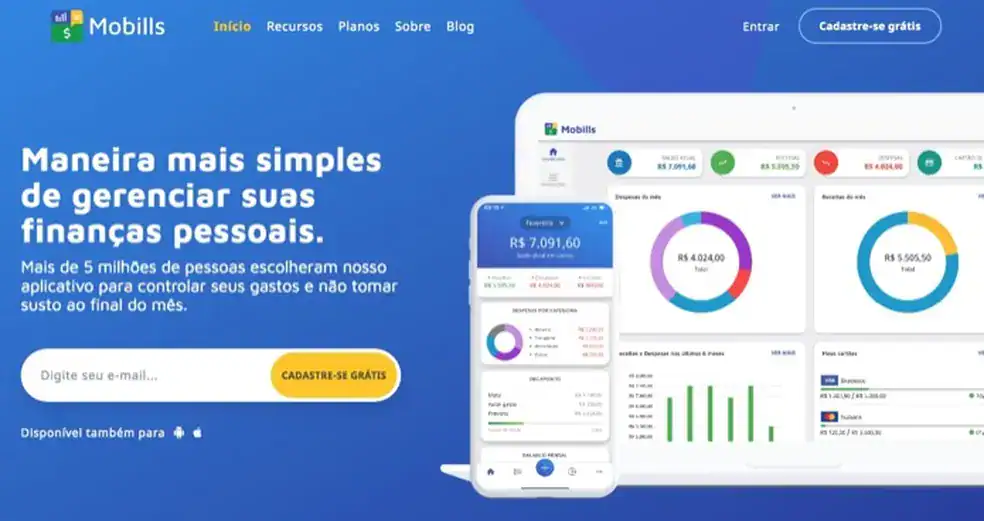 Dinheiro digital e gestão financeira online com aplicativo móvel e sistema automatizado.