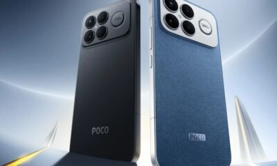 Smartphones POCO com câmeras de alta resolução e design moderno, destaque em tecnologia mobile.