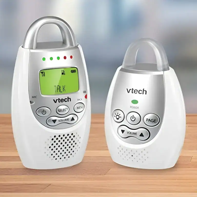 Alarme de segurança e comunicação prática com aparelhos Vtech.