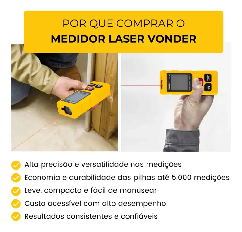 Laser de medição portátil para construção.