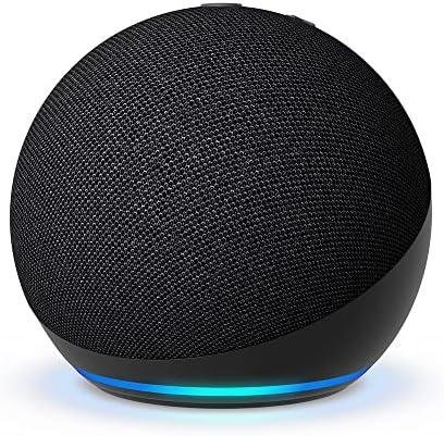 Echo Dot (Geração mais recente) | Smart speaker com Alexa, som vibrante e potente, Wi-Fi e Bluetooth | Cor Preta Echo Dot (Geração mais recente) | Smart speaker com Alexa, som vibrante e potente, Wi-Fi e Bluetooth | Cor Preta