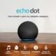 Echo Dot, alto-falante inteligente compacto com som vibrante e recursos de detecção de movimento.