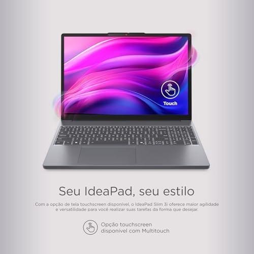         Notebook Lenovo IdeaPad Slim 3 Core i5-13420H 8GB 512GB SSD Tela 15.3