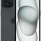 Imagem de um iPhone 13 preto com câmera tripla na parte traseira.