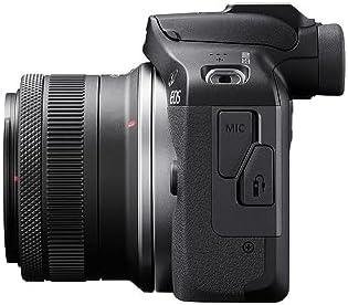 Câmera DSLR com lente intercambiável, ideal para fotografia e gravação de vídeos profissionais. Perf.