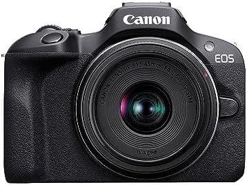 Câmera Canon EOS com lente grande angular, ideal para fotografia e vídeos profissionais. Perfeita pa.